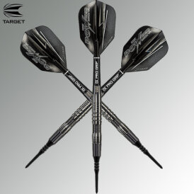 Target Soft Darts Phil Taylor Power 8zero Black Titanium Softtip Dart Softdart