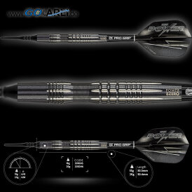Target Soft Darts Phil Taylor Power 8zero Black Titanium Softtip Dart Softdart