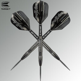 Target Phil Taylor Power 8Zero Black Titanium Steel Dart Steeltip Darts 24 g