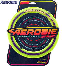 Aerobie Sprint Wurfring Flying Ring 25 cm Gelb