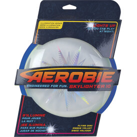 Aerobie Skylighter Disk Blau LED Wurfring Frisbee mit Licht Beleuchtung Wurfscheibe
