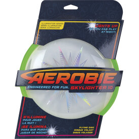Aerobie Skylighter Disk Grün LED Wurfring Frisbee mit Licht Beleuchtung Wurfscheibe