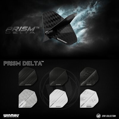 Winmau Prism Delta Dart Flight in verschiedenen Designs mit Neuheit 2019 / 2020