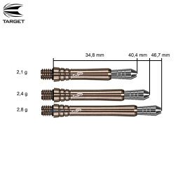 Target Power Phil Taylor Titanium Gen 3 Shafts Silica Generation 3 S Kurz