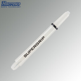 Harrows Supergrip Shaft mit Ring M Mittel Weiß