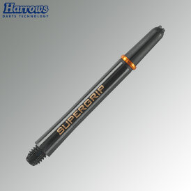 Harrows Supergrip Shaft mit Ring M Mittel Schwarz/Gold