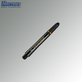 Harrows Supergrip Shaft mit Ring IM Intermediate Schwarz/Gold