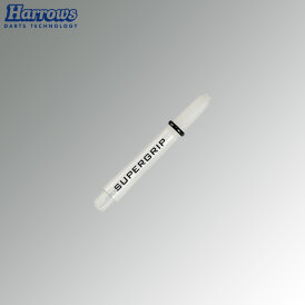 Harrows Supergrip Shaft mit Ring S Kurz Weiß