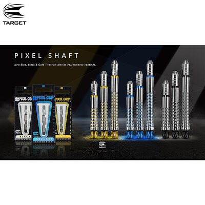 Target Pixel Grip Titanium Shaft Titan Schaft in verschiedenen Designs