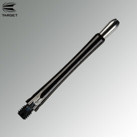 Target Grip Style Shaft Aluminium Schaft mit wechselbarem Top M Mittel Schwarz