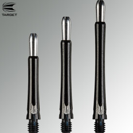 Target Grip Style Shaft Aluminium Schaft mit wechselbarem Top M Mittel Schwarz