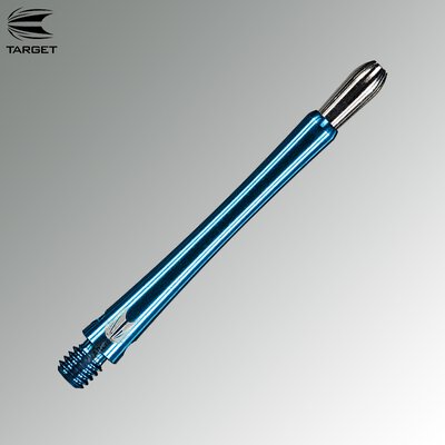 Target Grip Style Shaft Aluminium Schaft mit wechselbarem Top M Mittel Blau