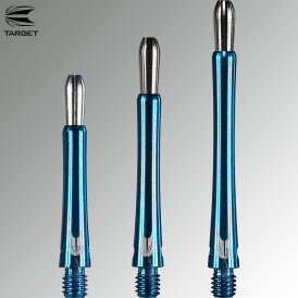 Target Grip Style Shaft Aluminium Schaft mit wechselbarem Top M Mittel Blau