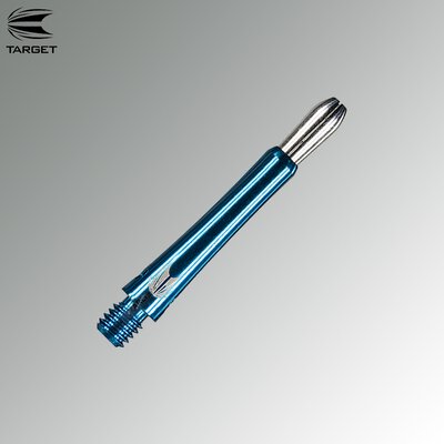 Target Grip Style Shaft Aluminium Schaft mit wechselbarem Top S Kurz Blau