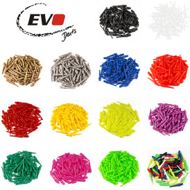 Evolution Original EVO Dartspitzen 2BA lang Softtips Soft Tips long Gold 100 Stück