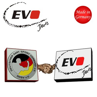Evolution Original EVO Dartspitzen 2BA lang Softtips Soft Tips long Rot 100 Stück