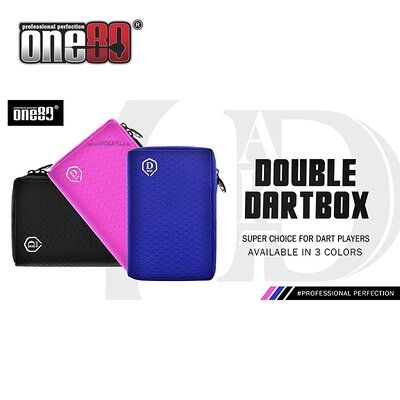 one80 Dart Double Dartbox Dart Case Box alle Farben
