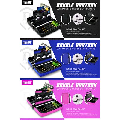 one80 Dart Double Dartbox Dart Case Box alle Farben