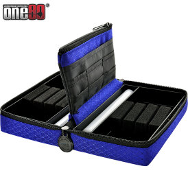 one80 Dart Double Dartbox Dart Case Box Blau
