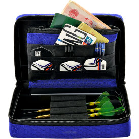 one80 Dart Double Dartbox Dart Case Box Blau