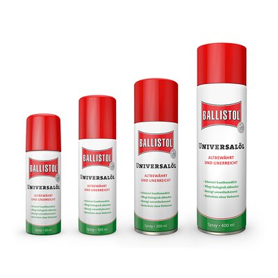 Ballistol Ölspray Spraydose in verschiedenen Größen