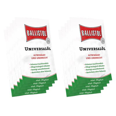 Ballistol Universalöl Tücher 10 Stück