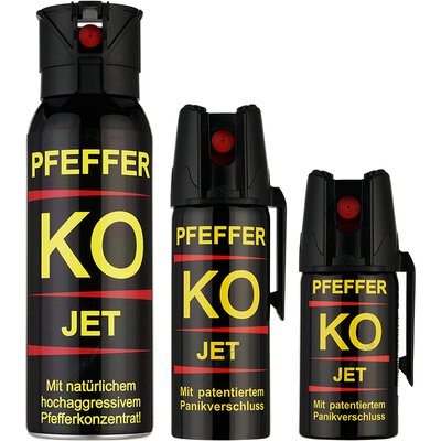 Pfeffer-KO JET Mit 11 % OC und über 2,5 Mio SHU´s Pfeffersprays