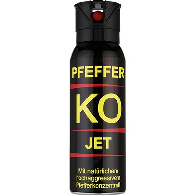 Pfeffer-KO JET Mit 11 % OC und über 2,5 Mio SHU´s Pfefferspray 100 ml mit Behördenkappe