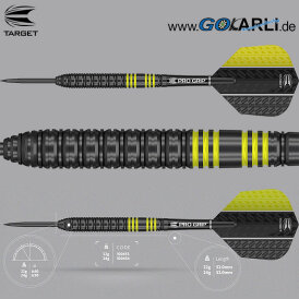 Target Steel Darts Vapor8 Black Yellow Steeltip Darts Steeldart