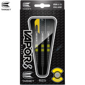 Target Steel Darts Vapor8 Black Yellow Steeltip Darts Steeldart 22 g