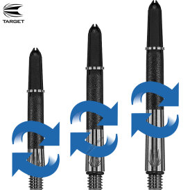 Target Carbon Titanium Gold und Silber Shafts Schaft