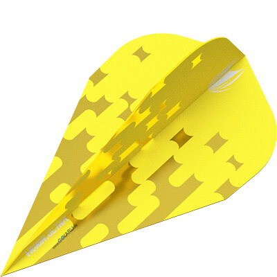 Target Arcade Vision Ultra Dart Flight Design 2018 Vapor Gelb