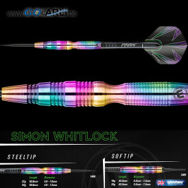Winmau Steel Darts Simon Whitlock Urban Grip Steeltip Dart Steeldart 90% Tungsten 22 g