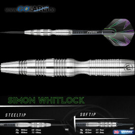 Winmau Steel Darts Simon Whitlock Silver Silber Steeltip Dart Steeldart 90% Tungsten 24 g