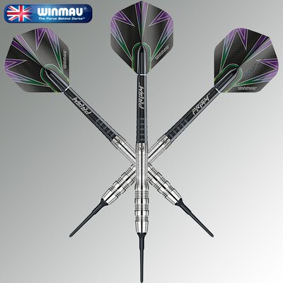 Winmau Soft Darts Simon Whitlock Silver Silber Softtip Dart Softdart 90% Tungsten 18 g