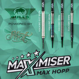 BULLS Soft Darts Bull´s powered by Shot Darts Max Hopp Brass Messing Softtip Darts Softdart 20 g