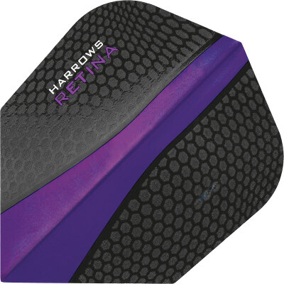 Harrows Retina Dart Flight speziell laminiert Lila 5503