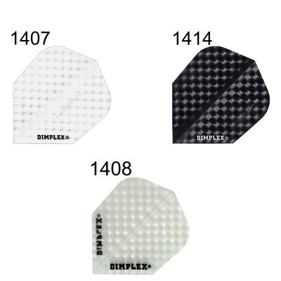 Harrows Dimplex Dart Flight speziell laminiert in 3 verschiedenen Designs