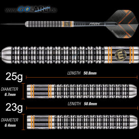 Winmau Steel Darts Danny Noppert 90% Tungsten Steeltip Dart Steeldart