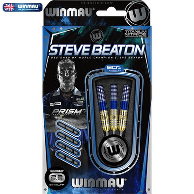Winmau Steel Darts Steve Beaton 90% Tungsten Steeltip Dart Steeldart