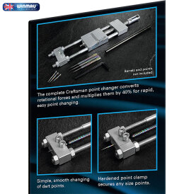 Winmau Dart Repointer Craftsman Re-Pointing System Dartspitzen- Entferner Einpresser
