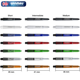 Winmau Prism Force Shaft mit Edelstahl Ring Intermediate Klar