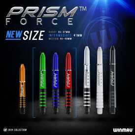 Winmau Prism Force Shaft mit Edelstahl Ring Intermediate Orange