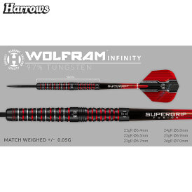 Harrows Steel Darts Wolfram Infinity 97% Tungsten Steeltip Dart Steeldart 22 g