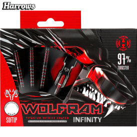 Harrows Soft Darts Wolfram Infinity 97% Tungsten Softtip Dart Softdart 18 g