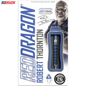 Red Dragon Steel Darts Robert Thornton Seniors World Champion Cobalt SE The Thorn 90% Tungsten Steeltip Dart Steeldart 24 g