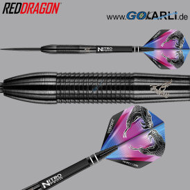 Red Dragon Steel Darts Peter Wright Snakebite 3 Black Steeltip Dart Steeldart