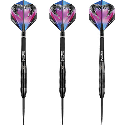 Red Dragon Steel Darts Peter Wright Snakebite 3 Black Steeltip Dart Steeldart 26 g