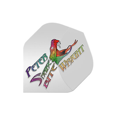 Red Dragon Peter Wright Hardcore Flights Poly Metronic Dart Flight transparent F6321