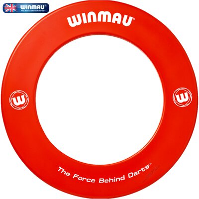 Winmau Blade 5 Dart Board und Surround Rot incl.Red Dragon Peter Wright Rainbow Mamba 22 g Steeldart GOKarli Flight Starter Pack